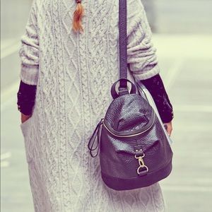 Free People Vegan Biker backpack